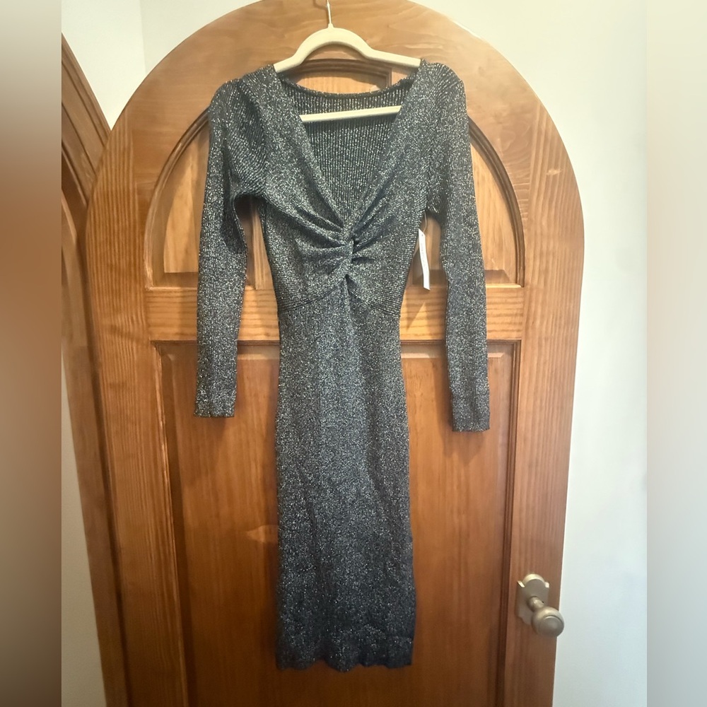 Sage The Label Black Glitter Dress